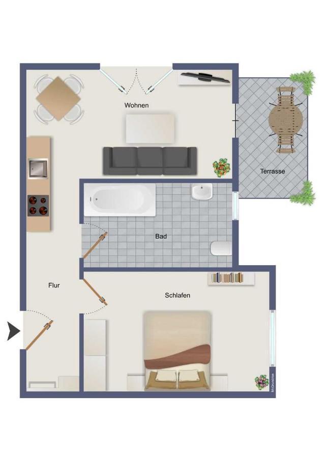 Villa Maria Gabriele Whg 02 Stubbenfelde Dış mekan fotoğraf
